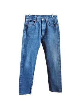 Vintage Y2K 32x35 Fit Levis 501 Jeans Buttonfly Denim Perfect Fade 32x36 Tag
